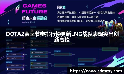 DOTA2赛季节奏排行榜更新LNG战队表现突出创新高峰